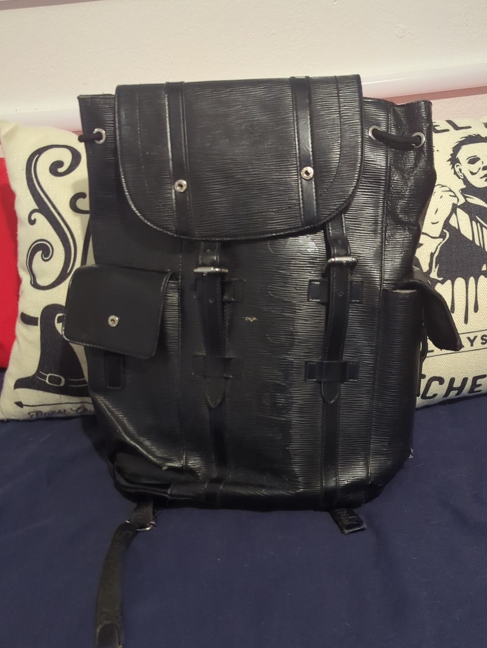 Louis Vuitton x Supreme Christopher  Epi Backpack RARE 2017 Collection READ